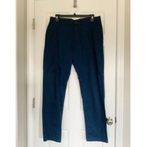 NWOT J. Crew Mercantile Flex Navy Pants - 35x34 - Picture 4 of 5